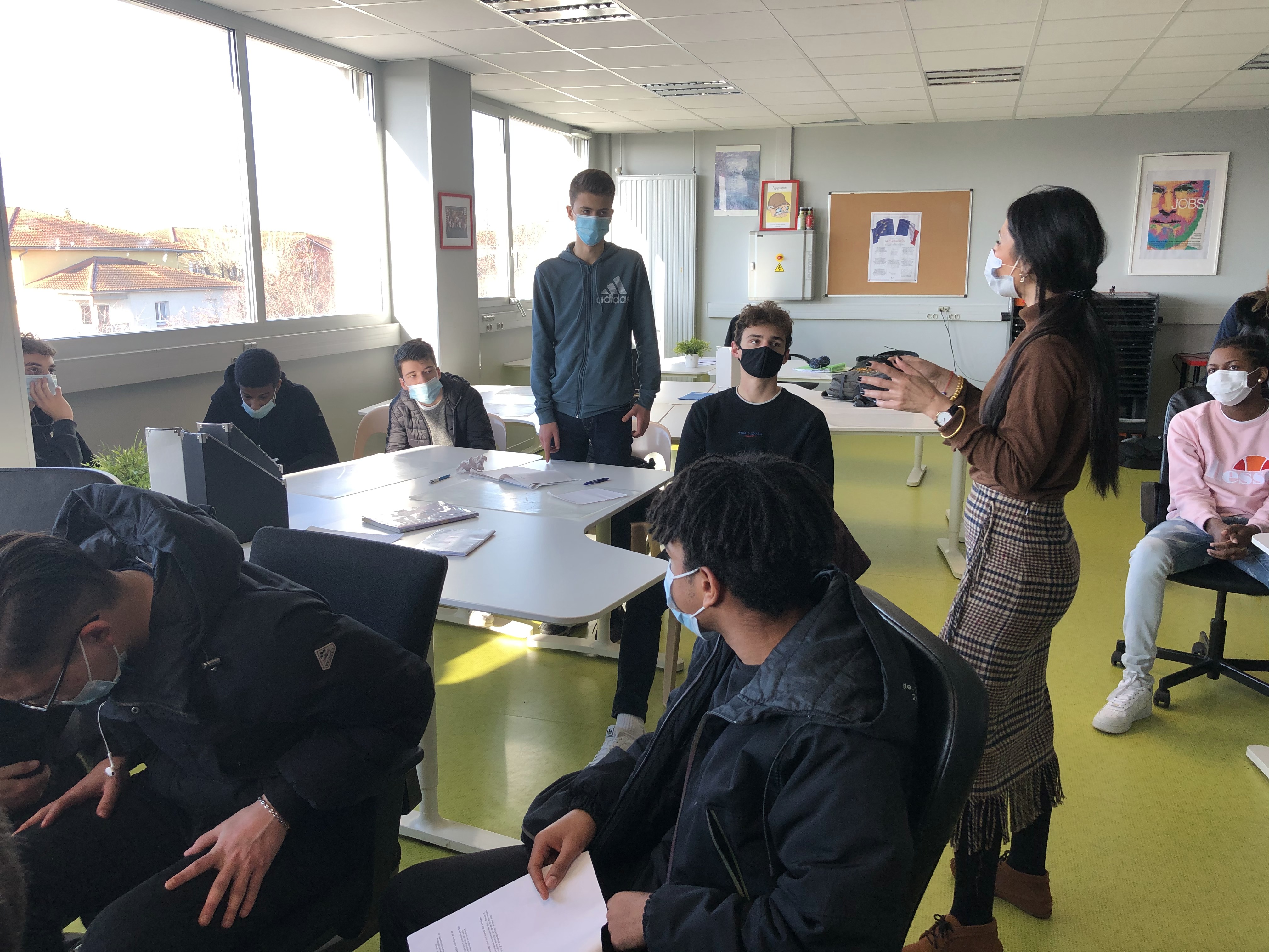 Simulation d’un procès pénal avec les élèves du lycée Les Maristes Toulouse