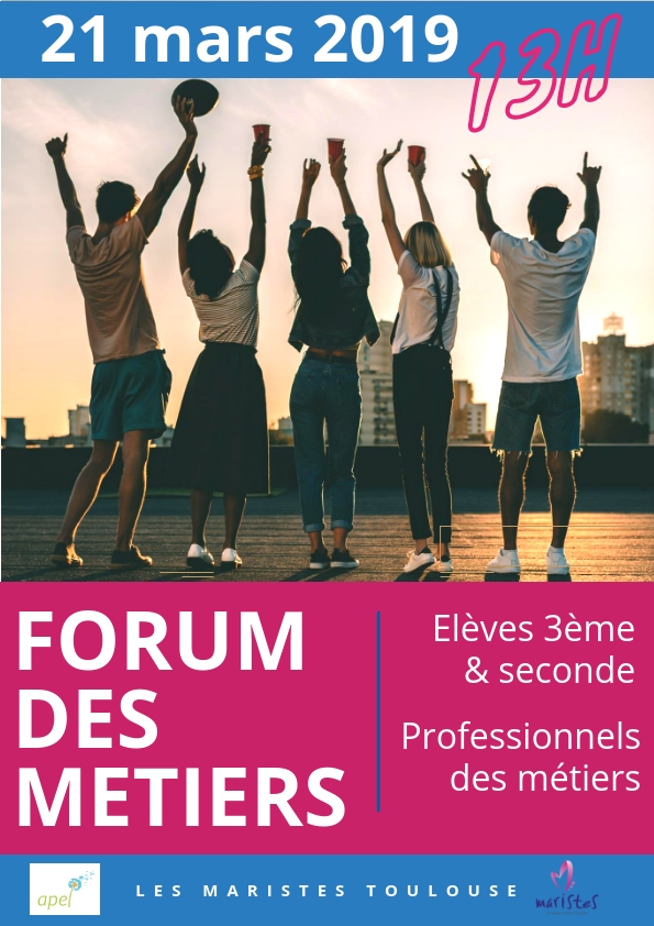 Forum des métiers à partir de 13h