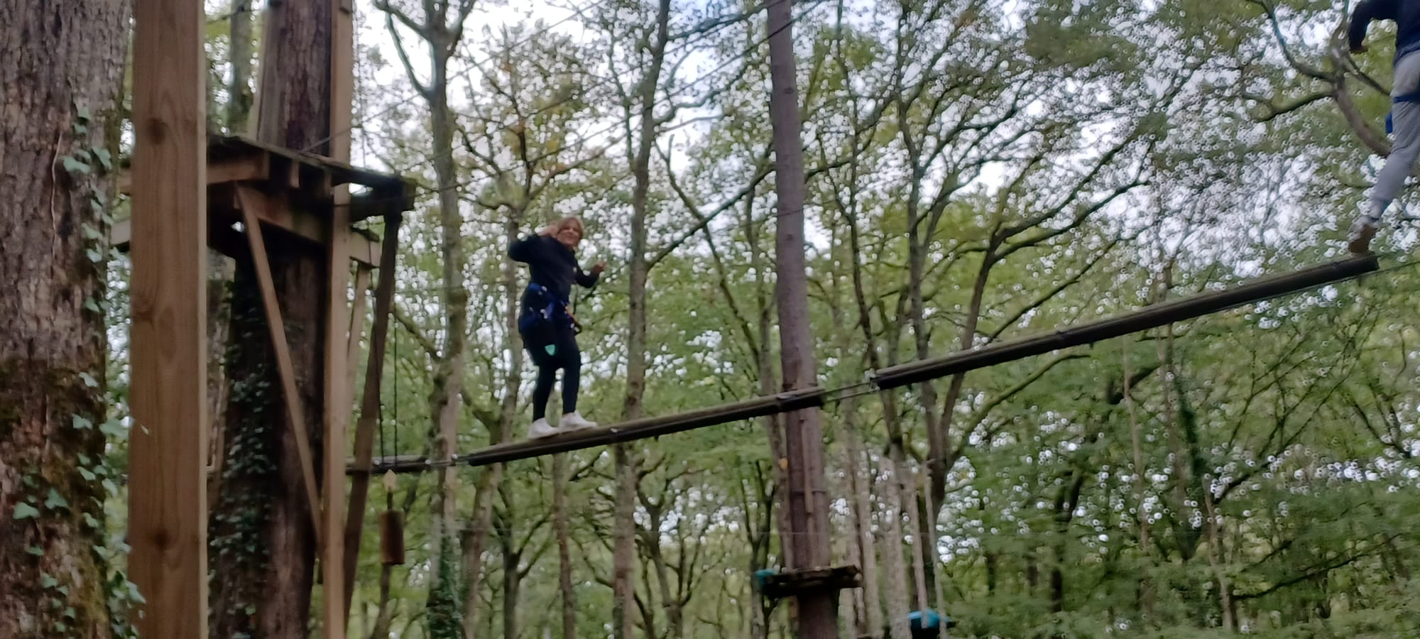 Sortie cohésion au parc Acrobranche