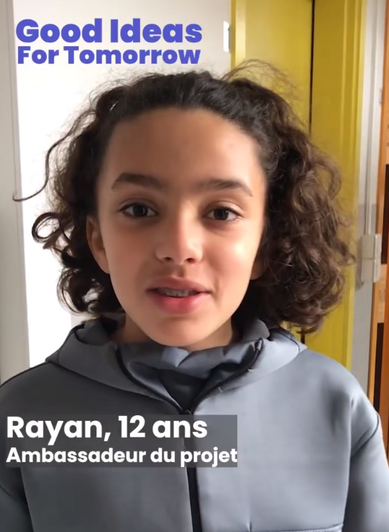 Rayan, élève de 6ème au Collège les Maristes Toulouse, Ambassadeur du projet "Construire le monde de demain"