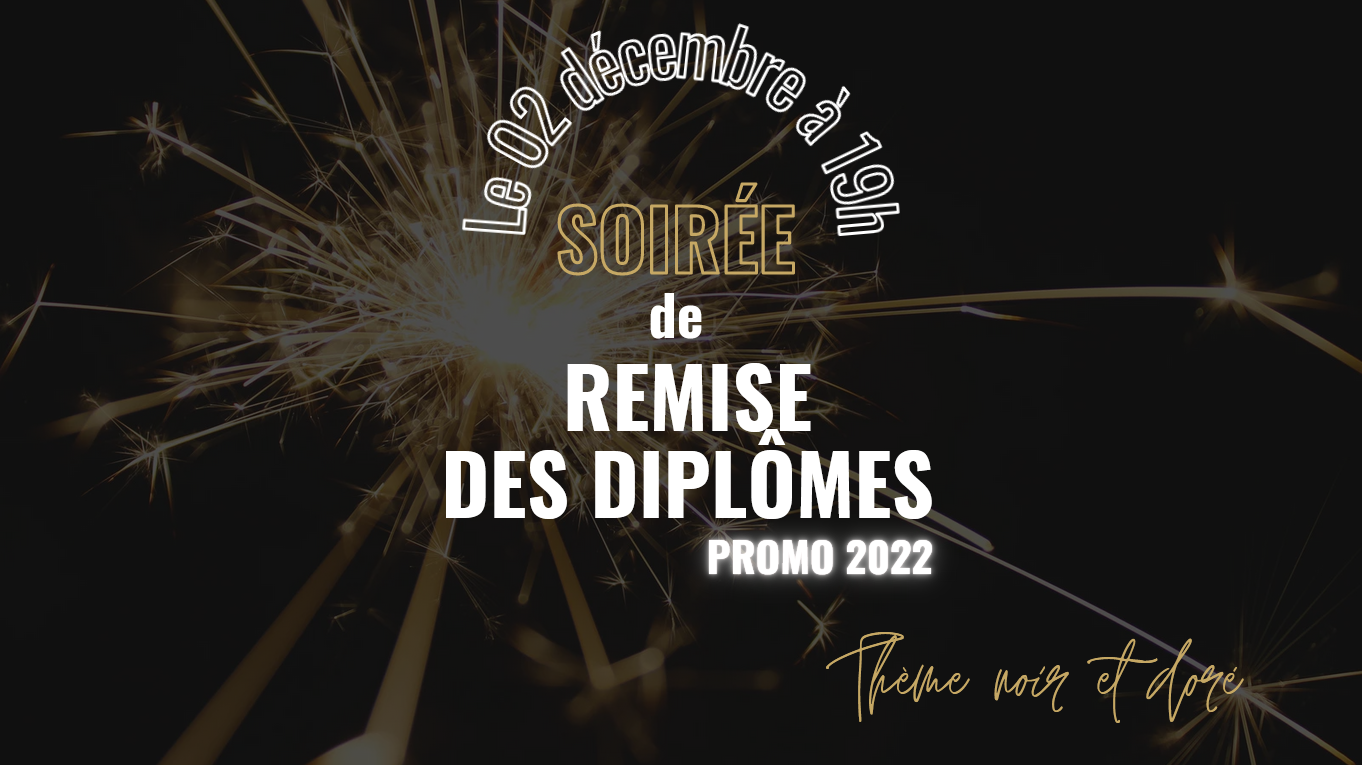 Discours remise des diplômes promotion 2022