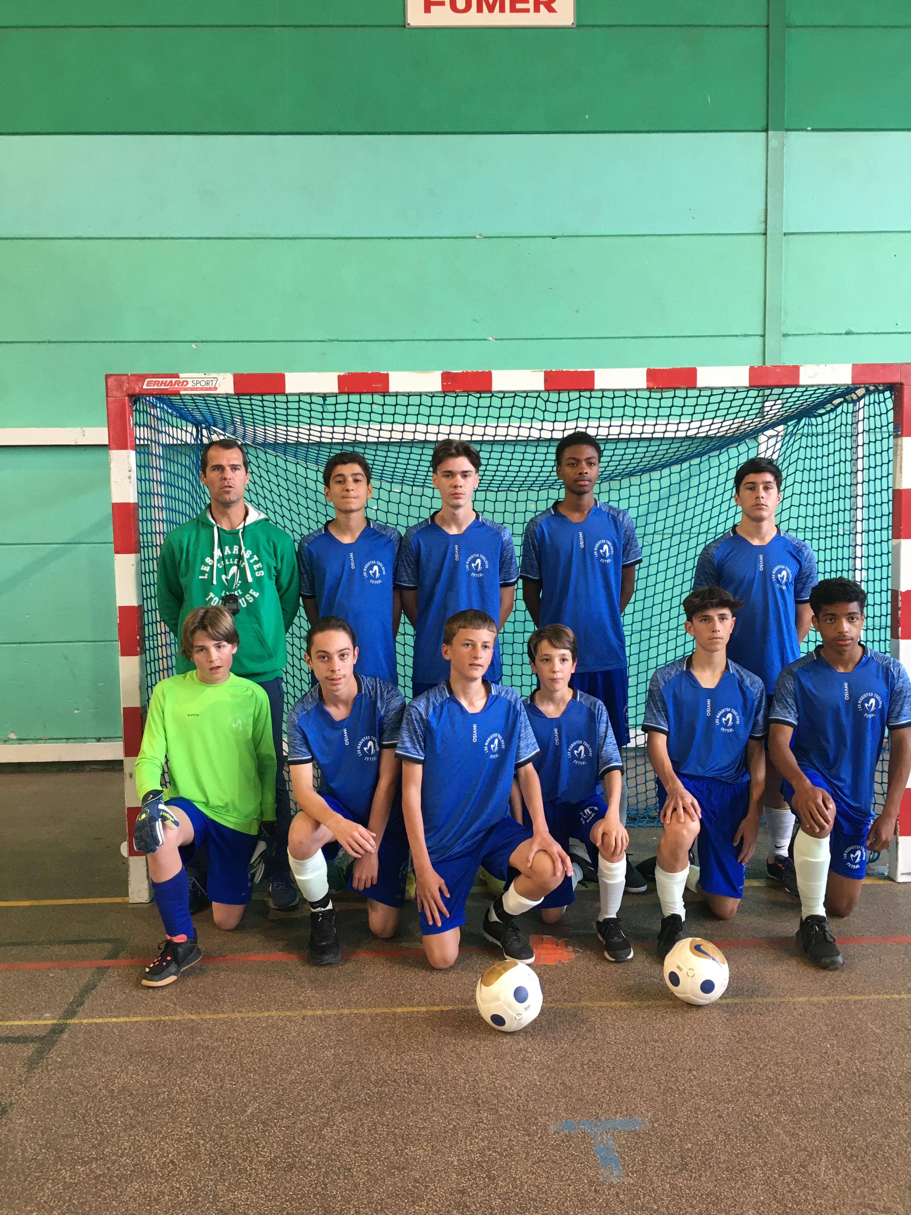 Les Maristes champions de futsal : 5ème place nationale !
