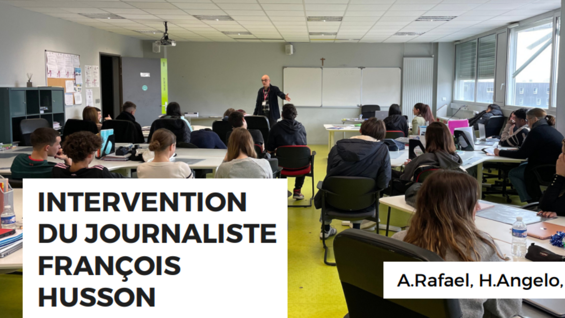 Intervention du journaliste François Husson 