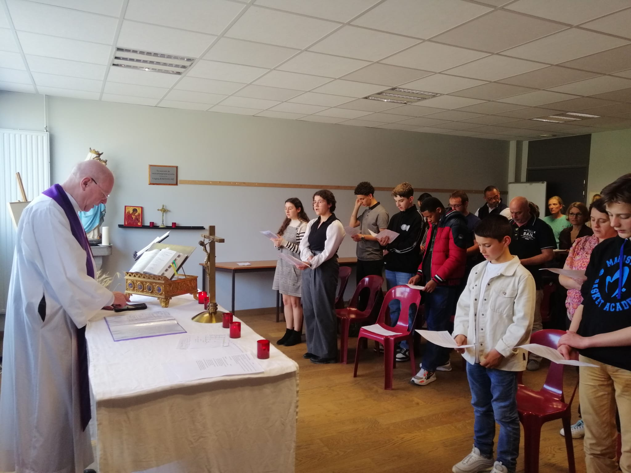 Messe de préparation à Pâques