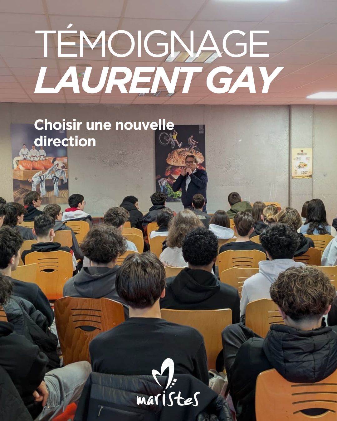 Rencontre-témoignage avec Laurent Gay : prévenir les addictions, redonner des repères pour avancer