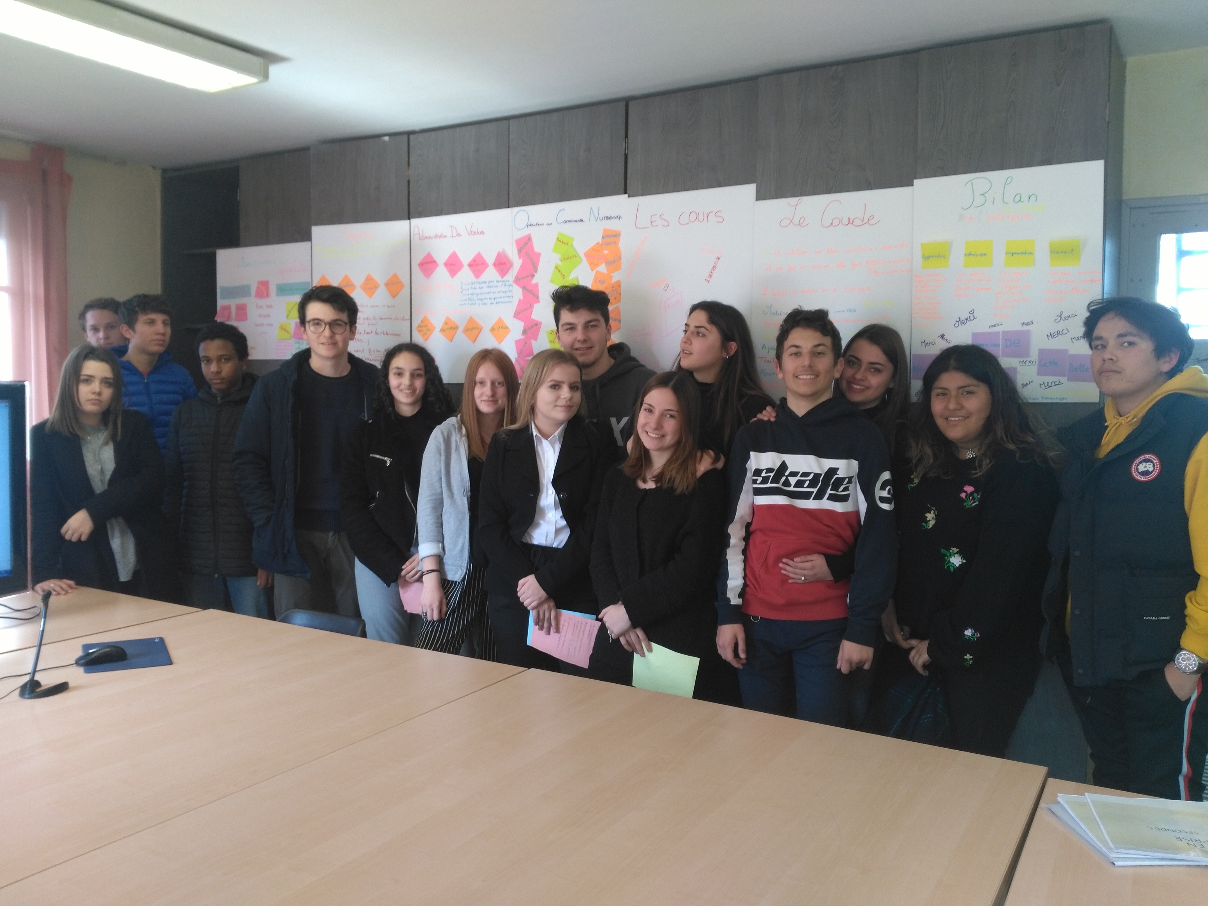 Mars 2018: Les 2ndeC, la classe en entreprise