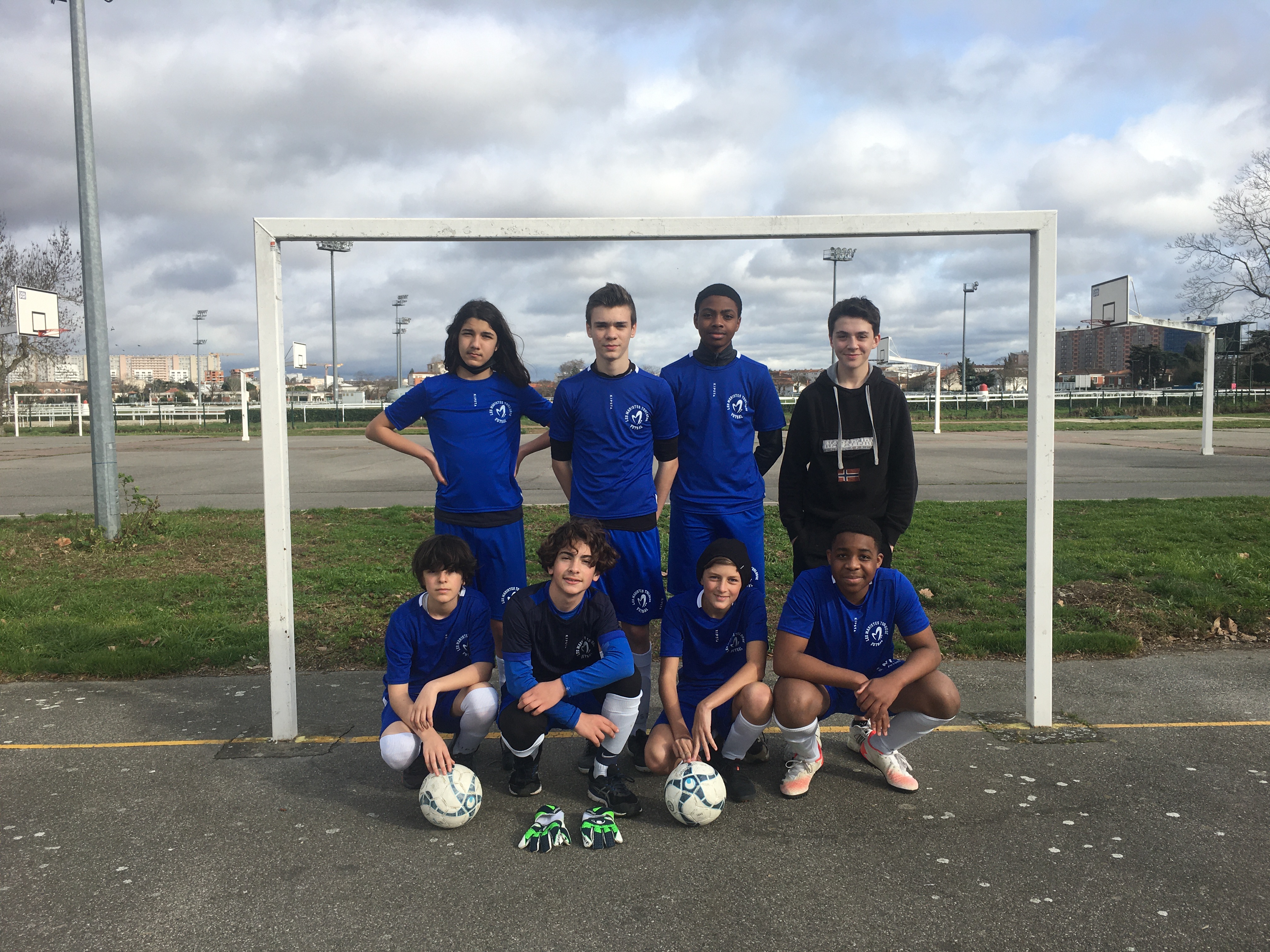 Visuel : Flicitation  nos joueurs AS Futsal  - minimes