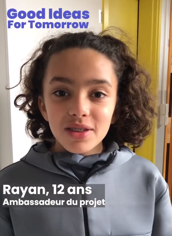 Visuel : Rayan, élève de 6ème au Collège les Maristes Toulouse, Ambassadeur du projet 