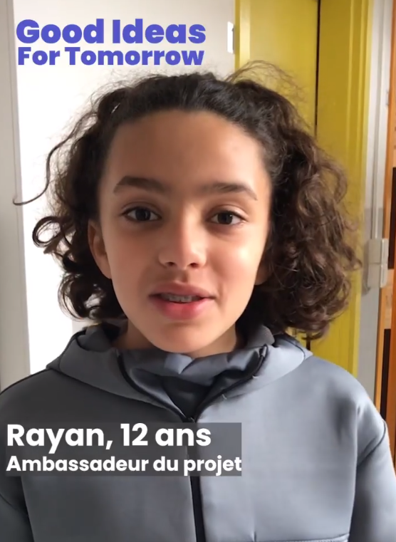 Visuel : Rayan, lve de 6me au Collge les Maristes Toulouse, Ambassadeur du projet 