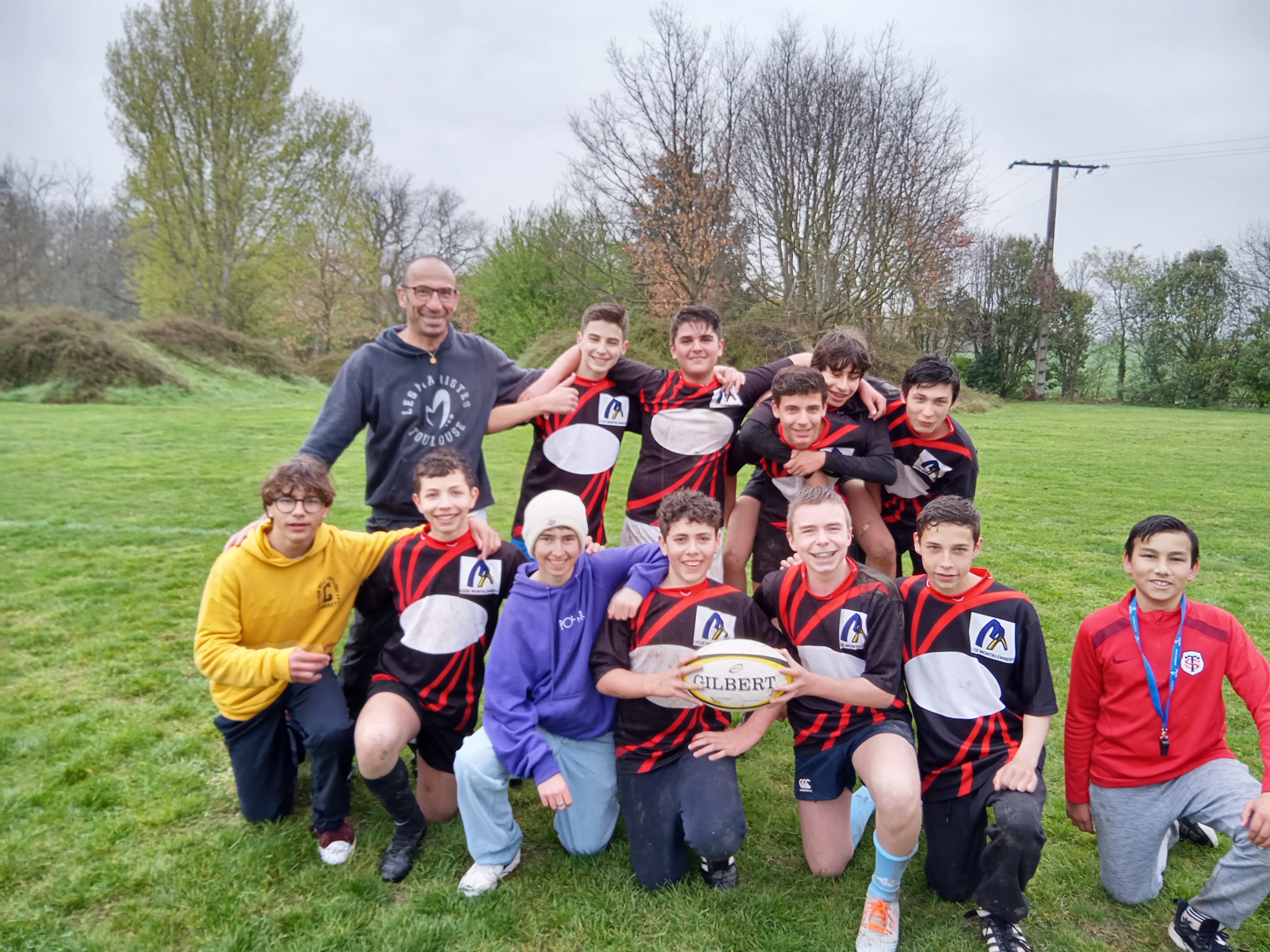 Visuel : UNSS Rugby  7 : Les minimes chouent en finale Dpartementale avec les honneurs.