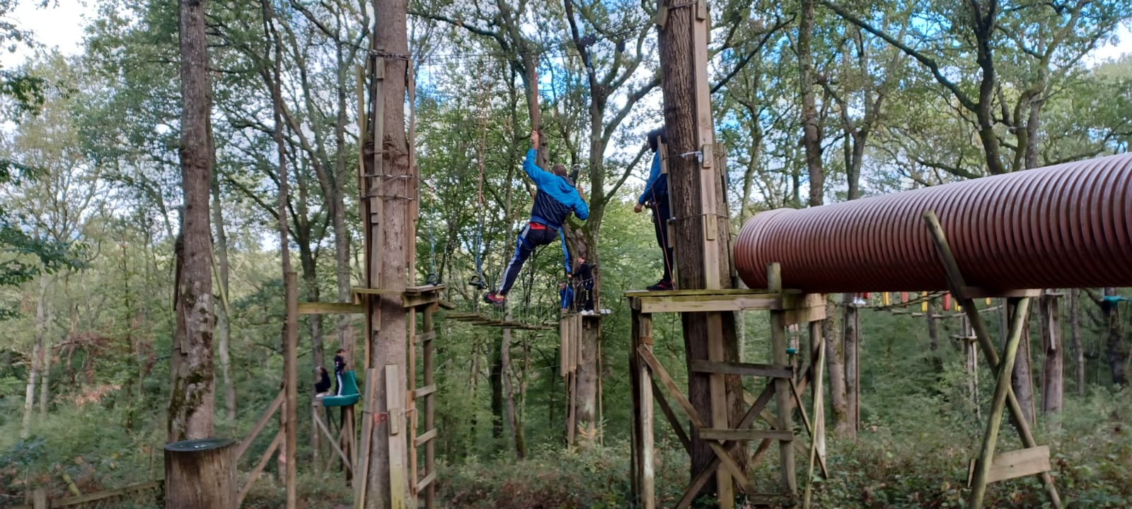 Visuel : Sortie cohsion au parc Acrobranche