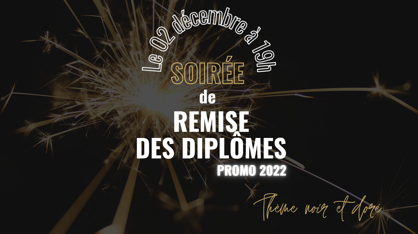 Visuel : Discours remise des diplmes promotion 2022