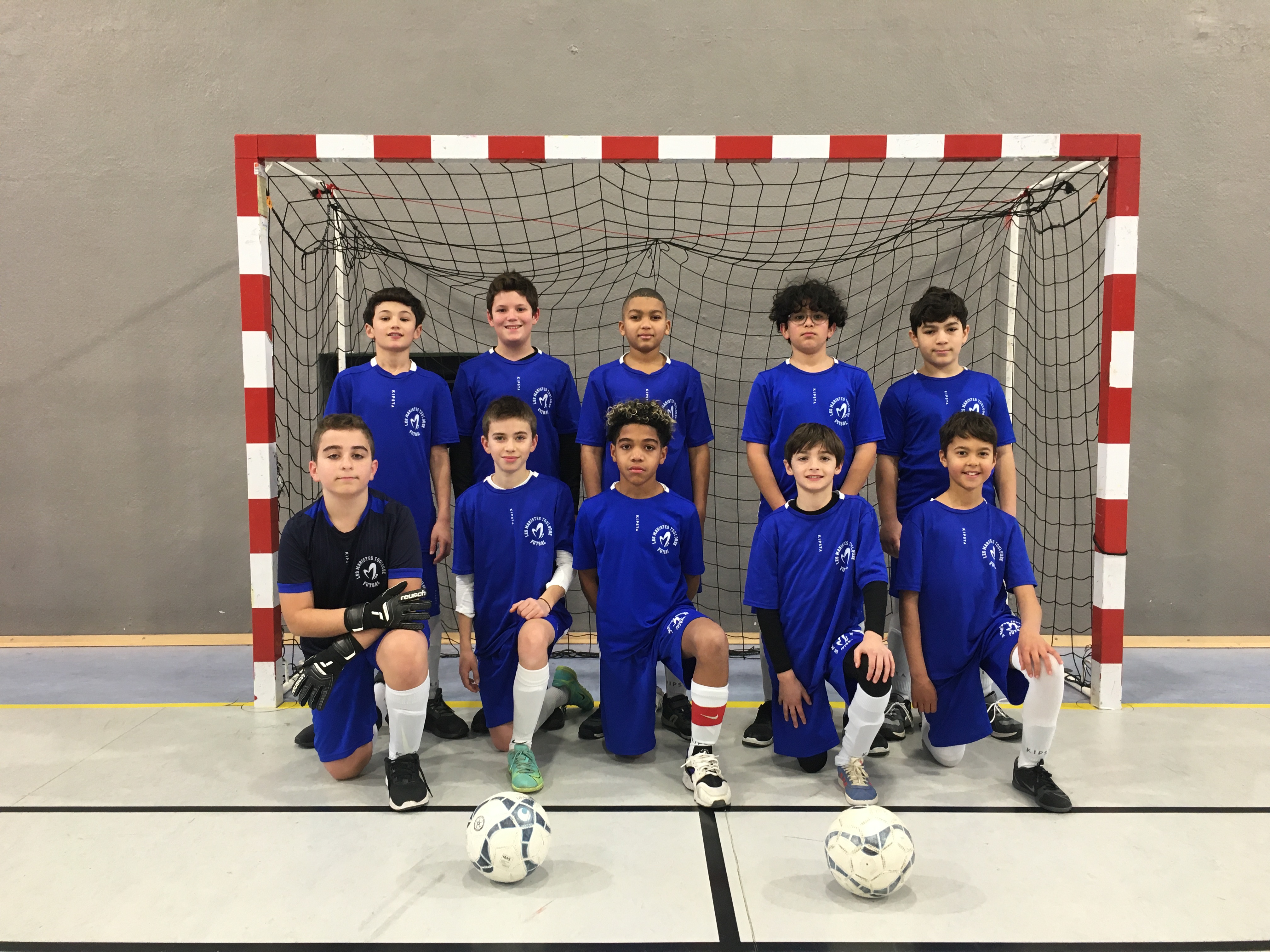 Visuel : Futsal - Les benjamins 1er du classement