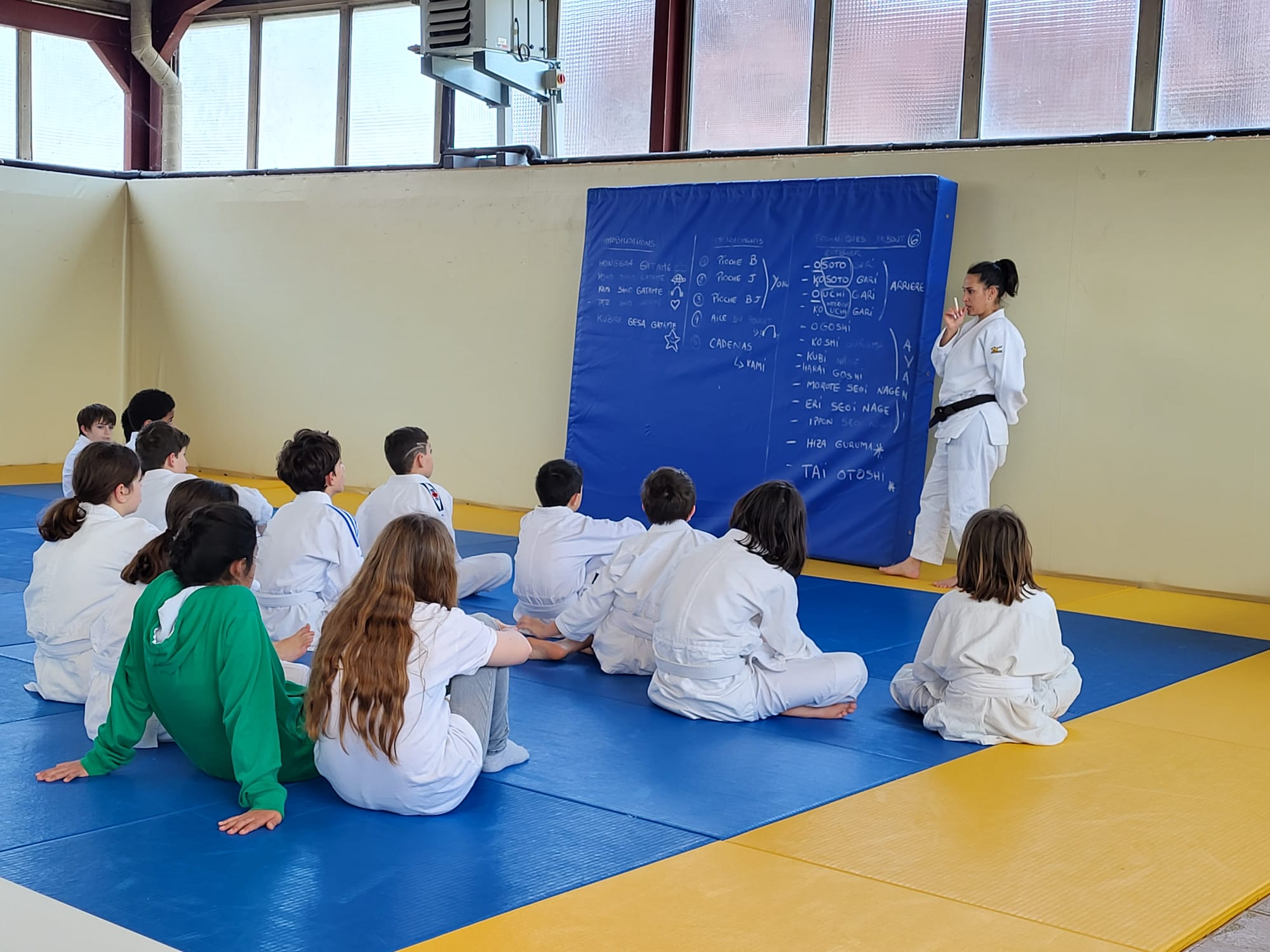 Visuel : Cours de judo des 6H