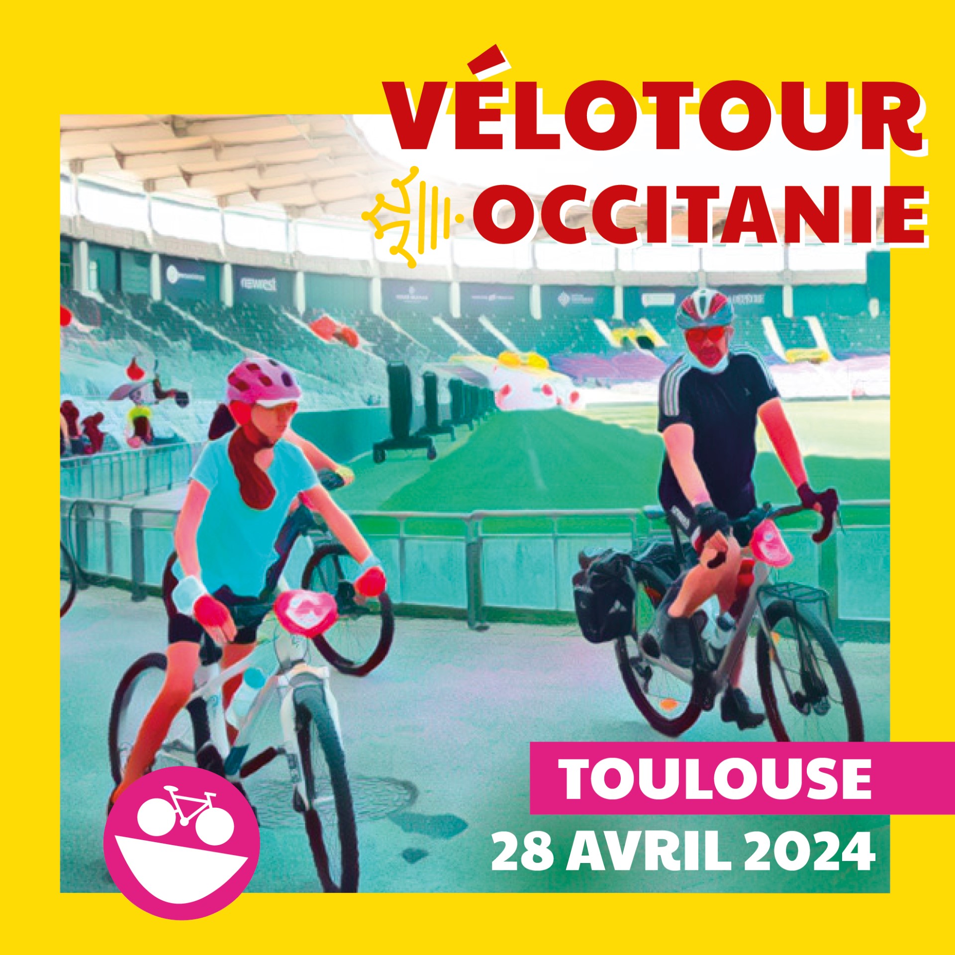 Visuel : 🚴‍♀️🚴‍♂️ Vlo Tour Toulouse 🚴‍♀️🚴‍♂️