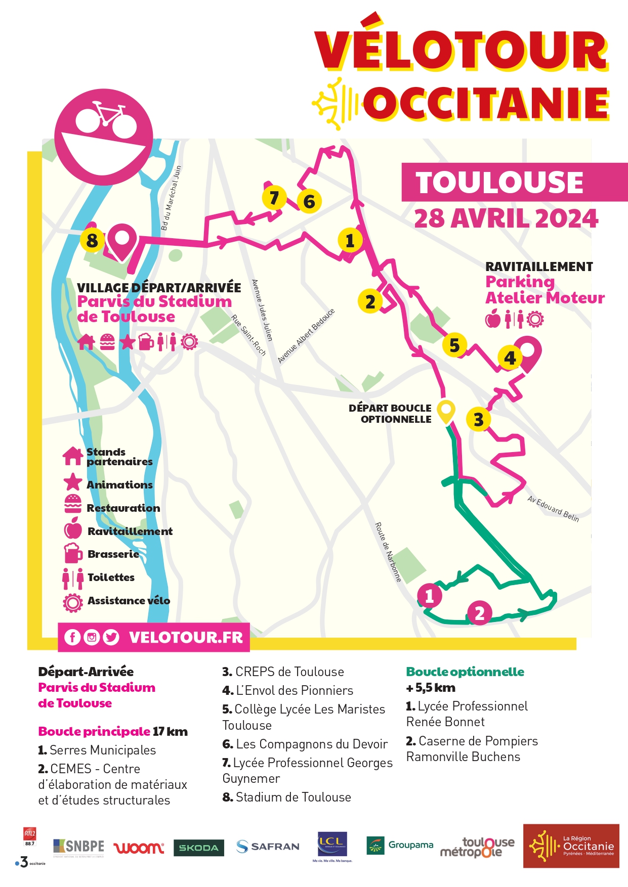 Visuel : 🚴‍♀️🚴‍♂️ Vlo Tour Toulouse 🚴‍♀️🚴‍♂️