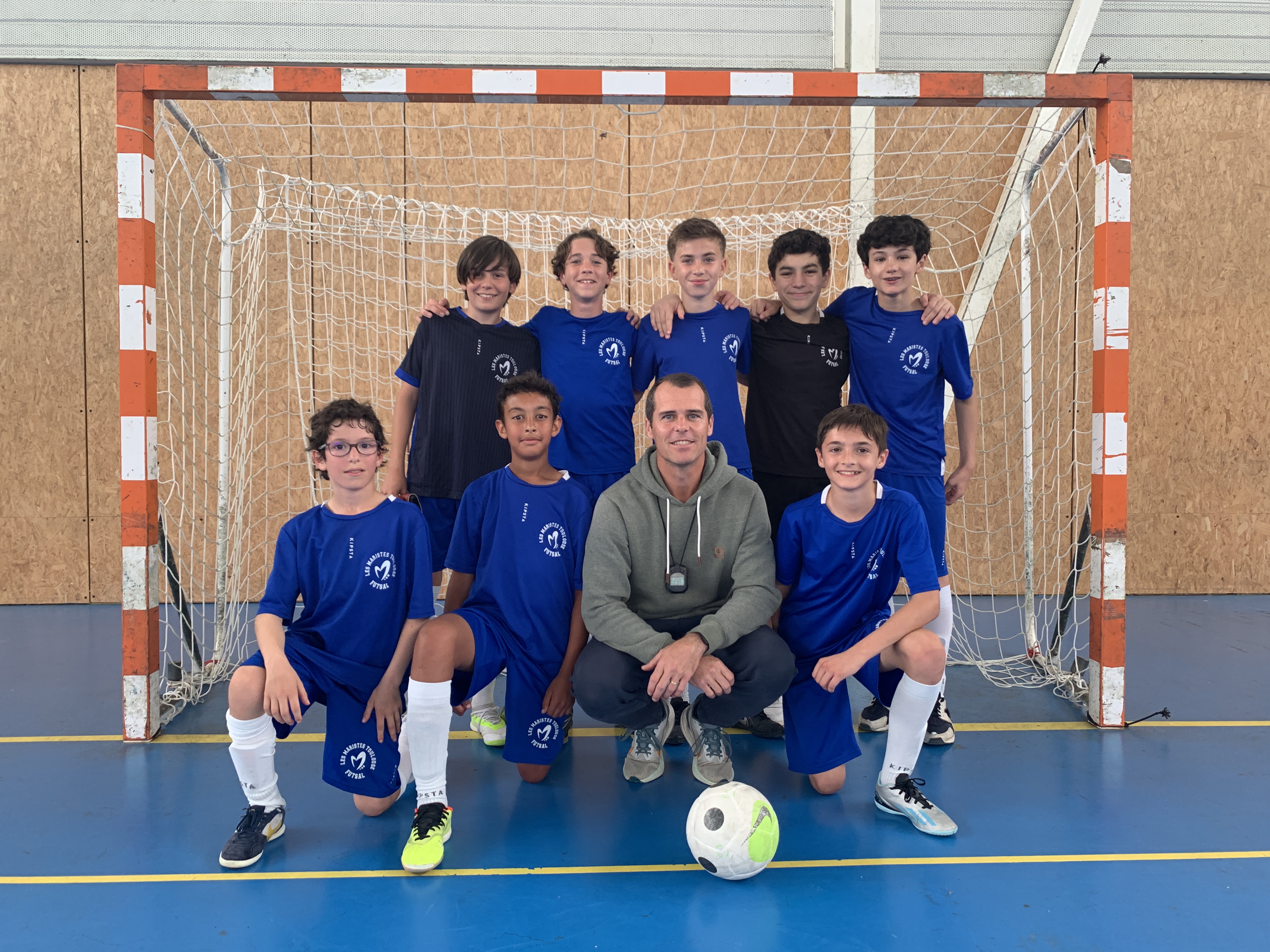 Visuel : L'quipe de Futsal Benjamins Vice-Champion Dpartemental UNSS