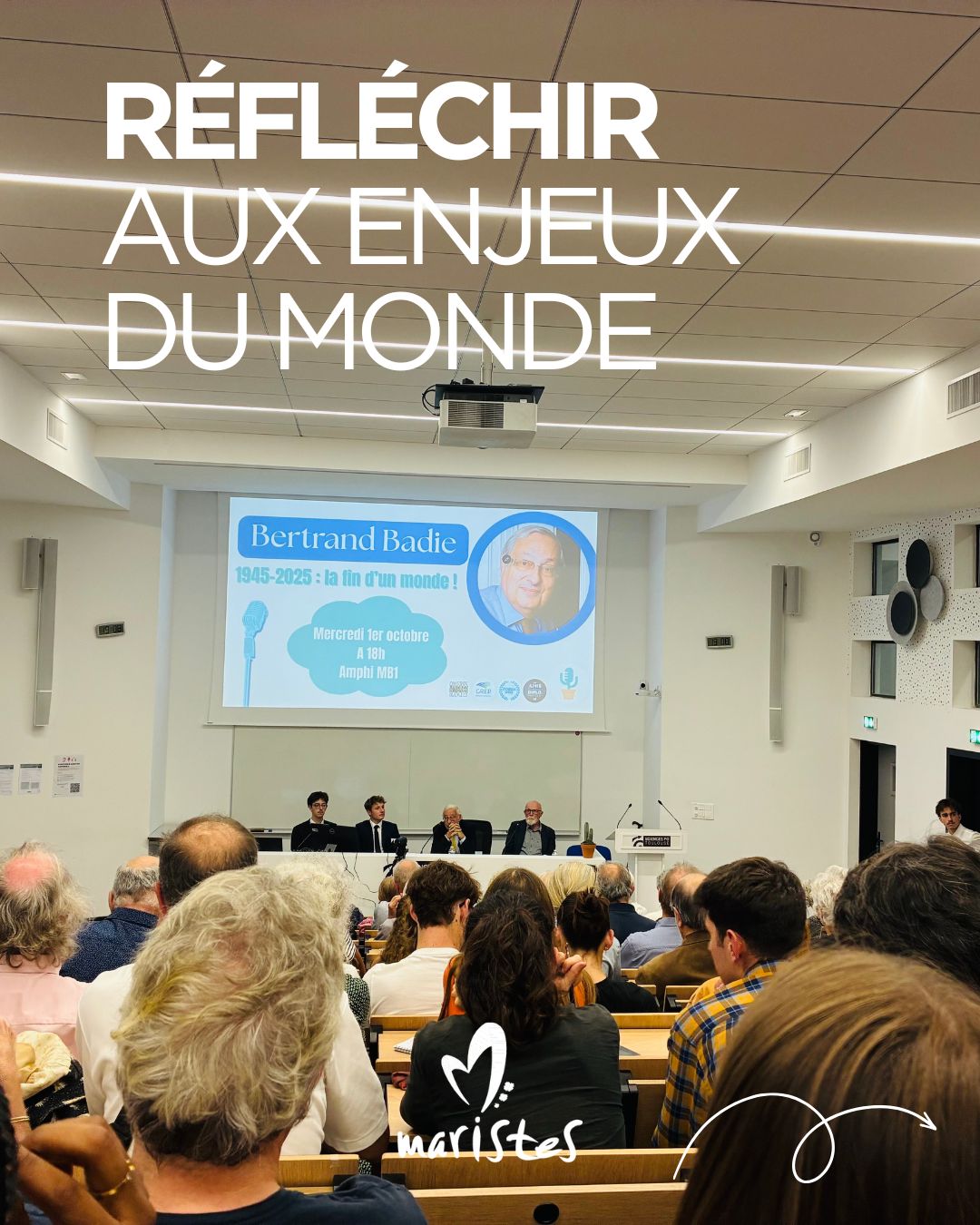 Visuel : Les Terminales HGGSP aux cts de Bertrand Badie  Sciences Po Toulouse