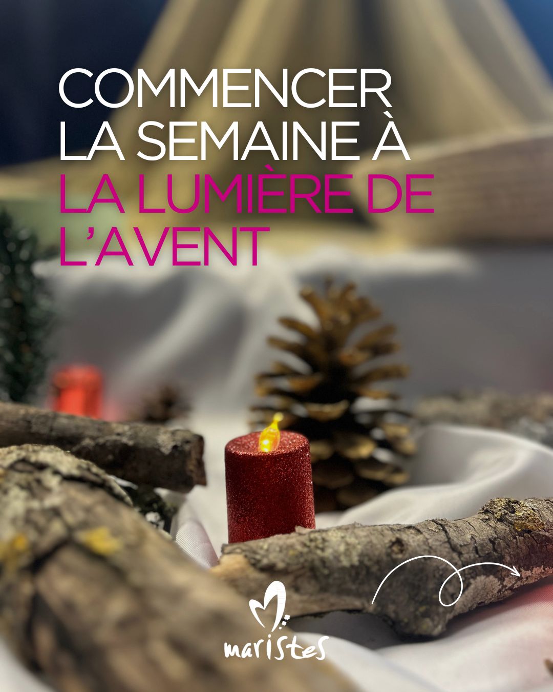 Visuel : Les lundis de lAvent : se prparer ensemble  Nol aux Maristes Toulouse