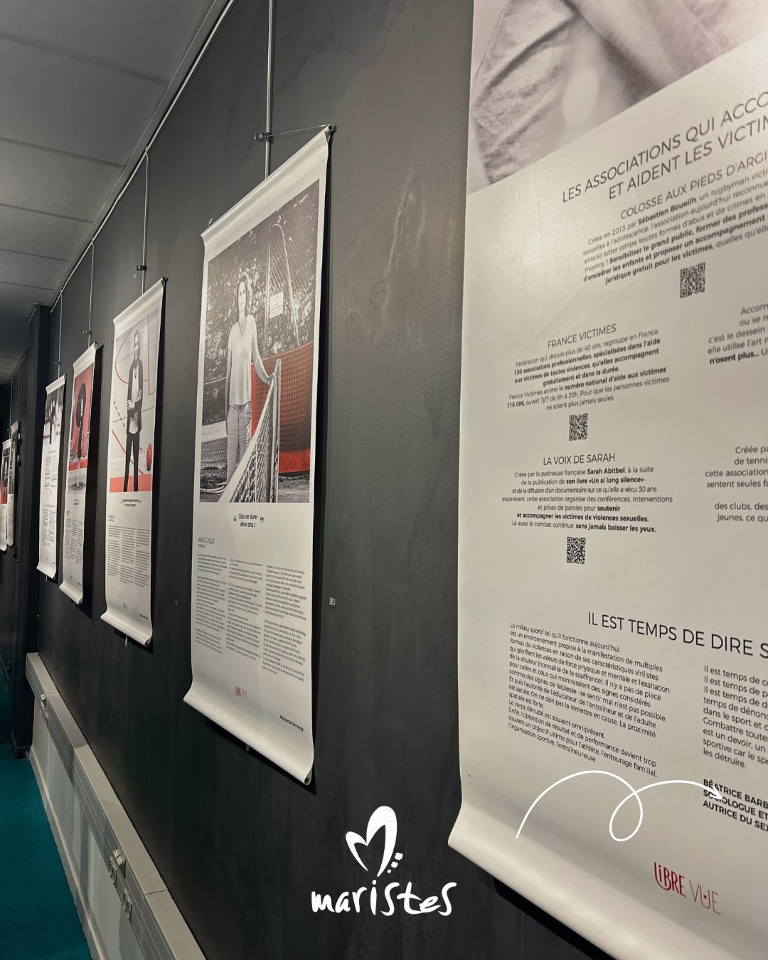 Visuel :  Carton Rouge  : lart pour briser le silence des violences dans le sport