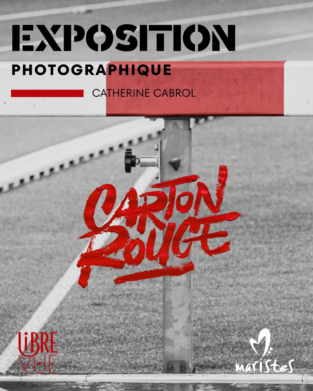 Visuel :  Carton Rouge  : lart pour briser le silence des violences dans le sport