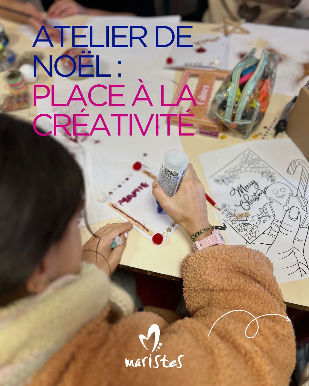 Visuel : Atelier de Nol : une pause crative avec la Vie scolaire
