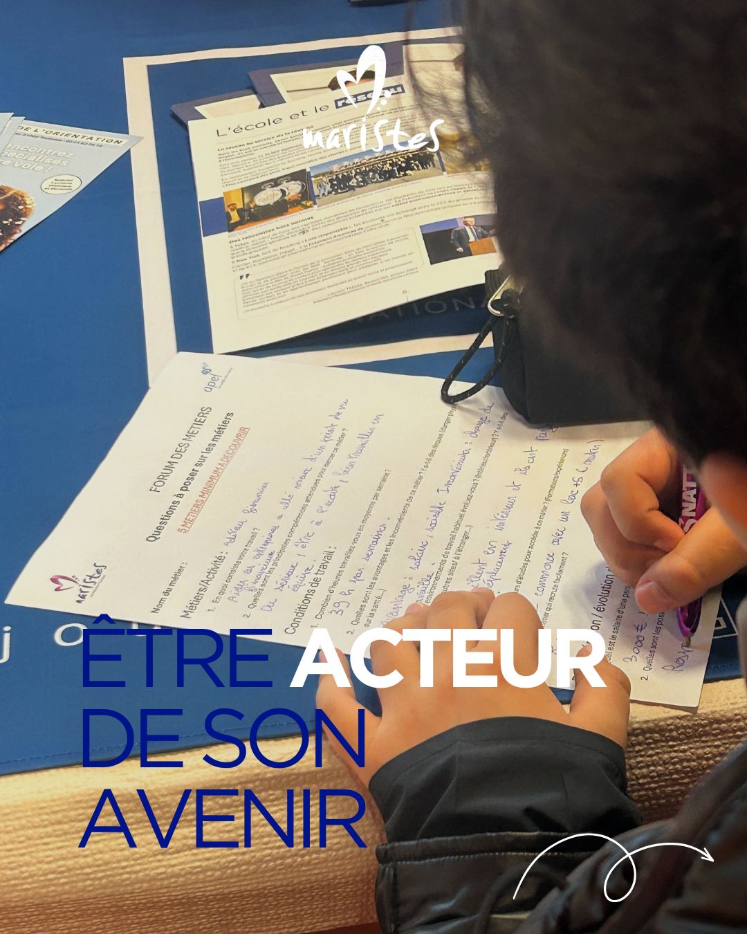 Visuel : Forum des métiers : aux Maristes, l’orientation passe par la rencontre