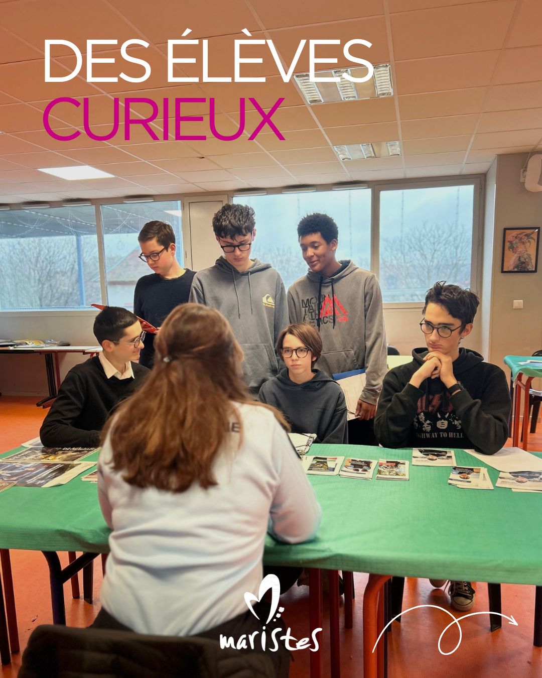 Visuel : Forum des métiers : aux Maristes, l’orientation passe par la rencontre