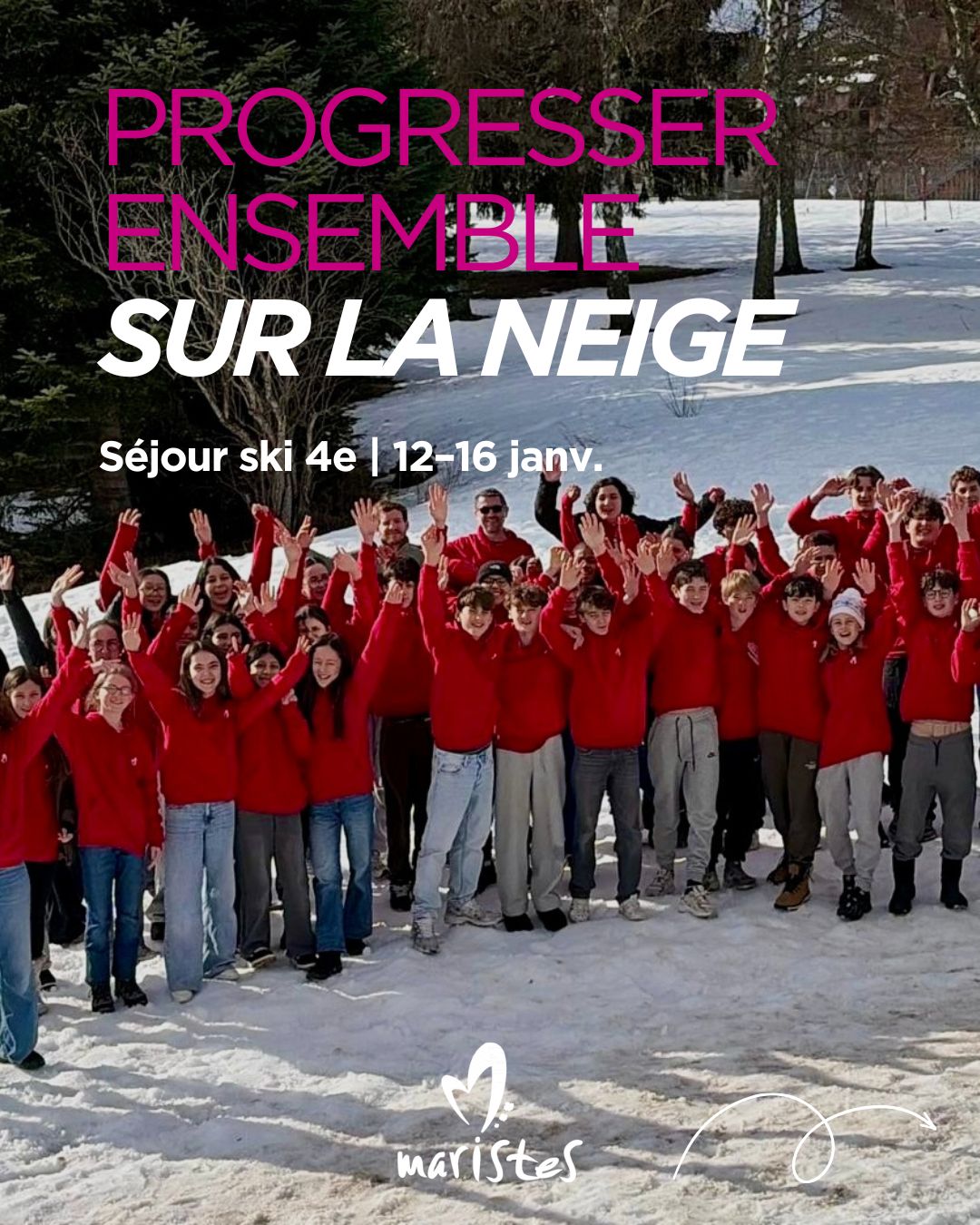Visuel : Une semaine � Bonascre : le ski comme �cole de confiance