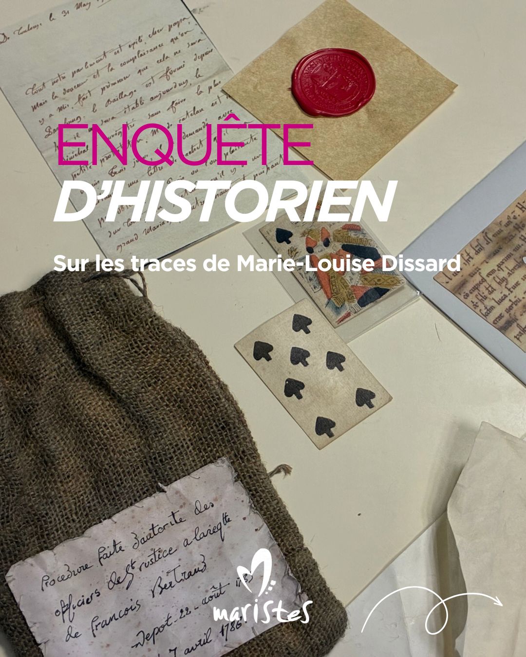 Visuel : Atelier HGGSP au lyc�e : manipuler de vraies archives pour enqu�ter sur Marie-Louise Dissard