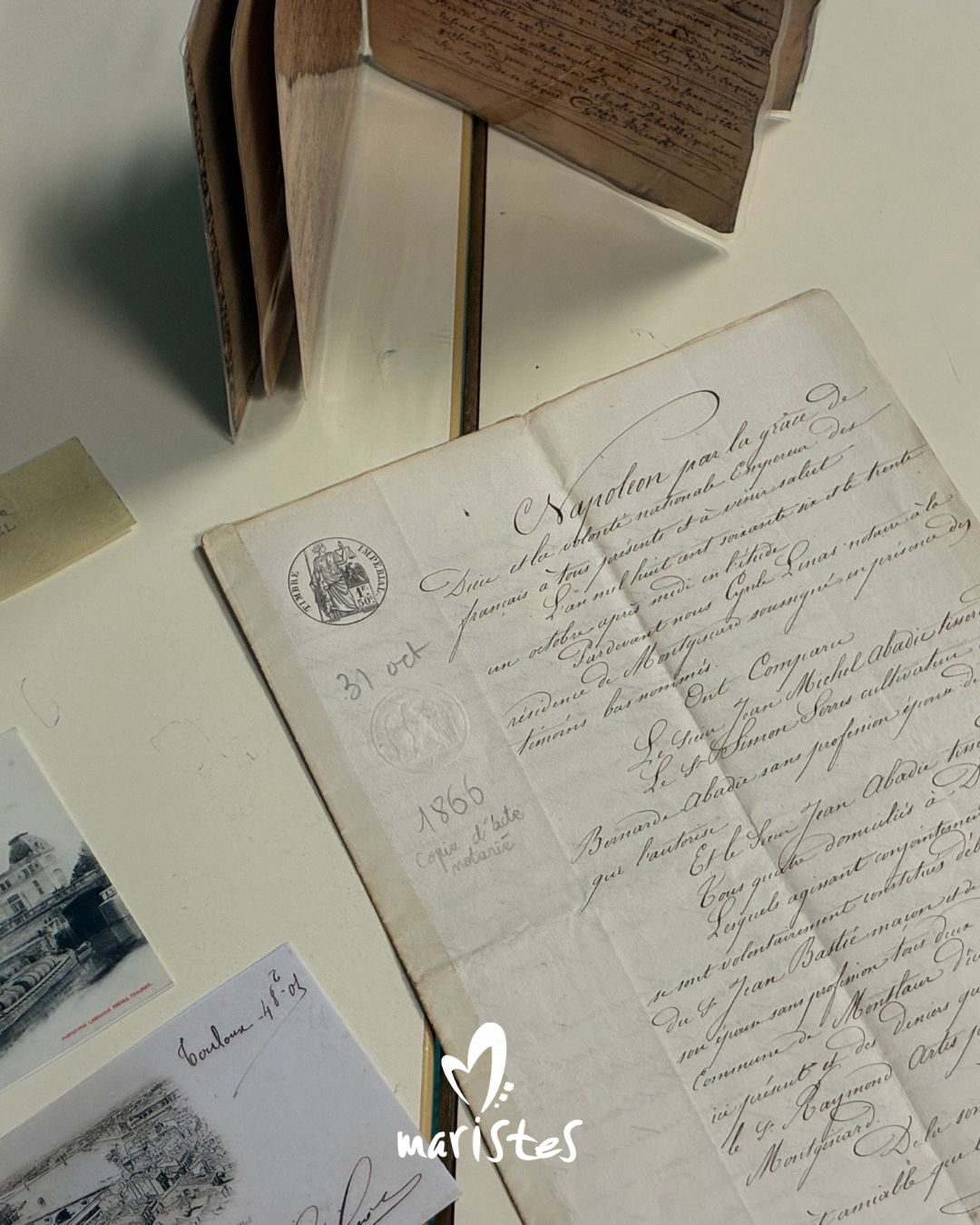 Visuel : Atelier HGGSP au lyc�e : manipuler de vraies archives pour enqu�ter sur Marie-Louise Dissard