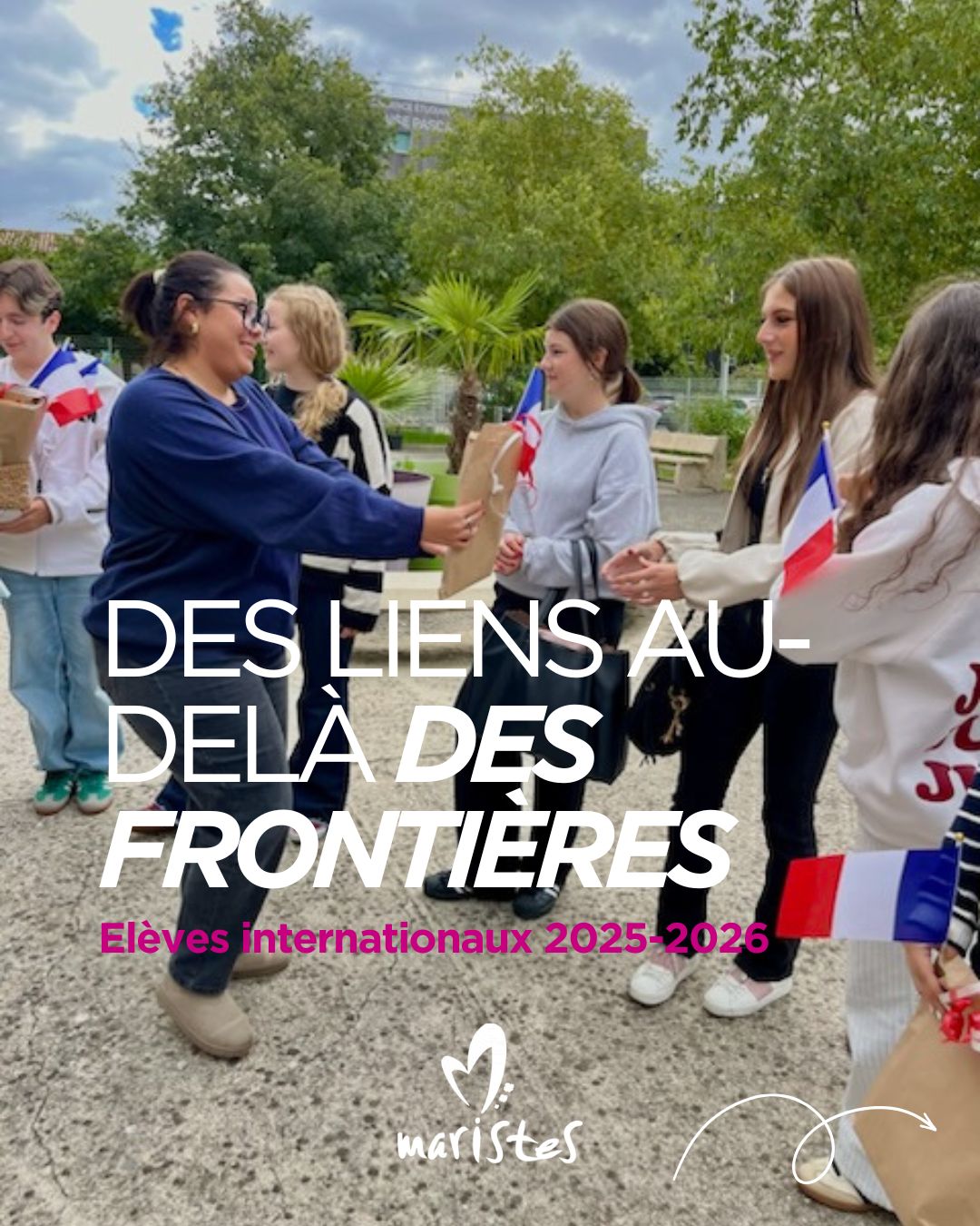 Visuel : Accueil d��l�ves internationaux au lyc�e : une immersion linguistique et culturelle au sein des Maristes
