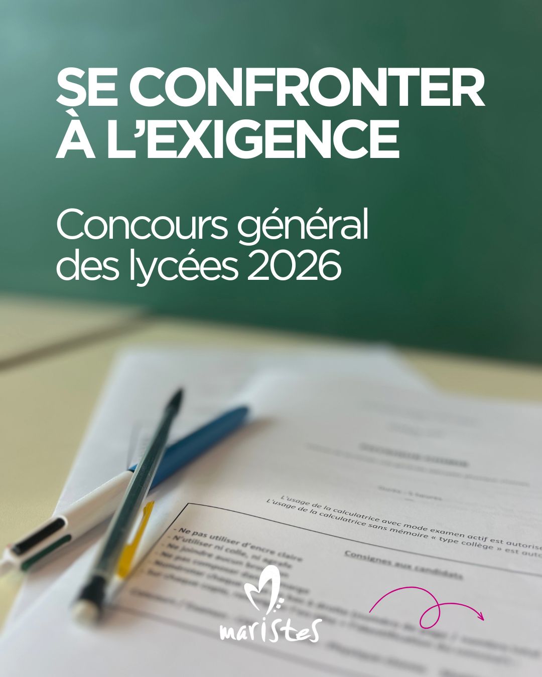 Visuel : Concours g�n�ral des lyc�es : deux �l�ves des Maristes engag�s dans un d�fi d�excellence