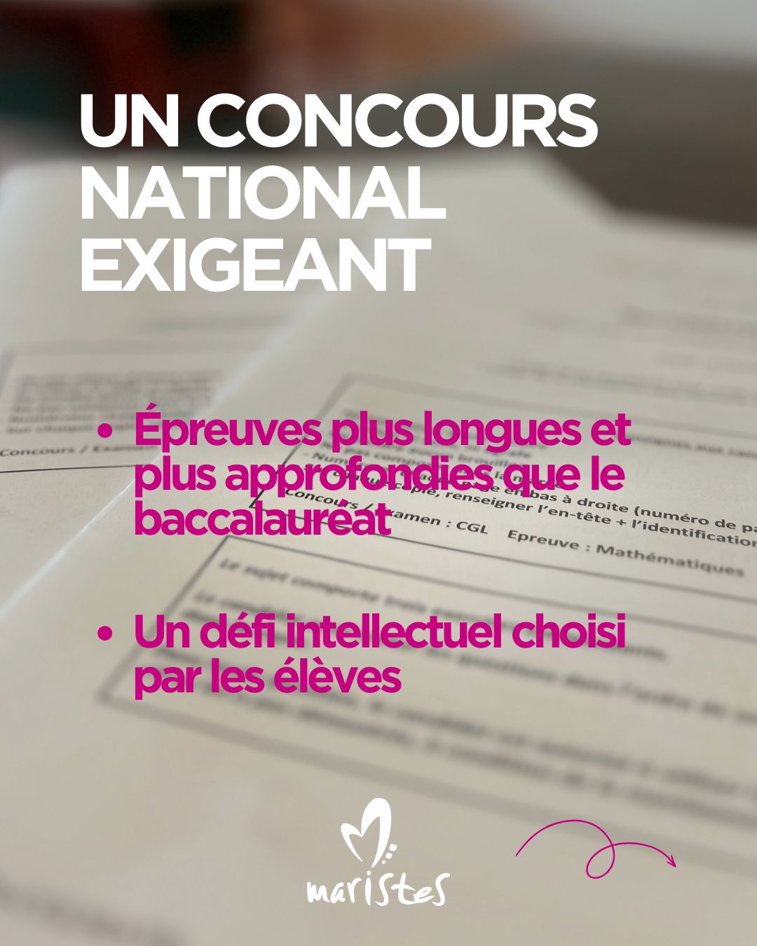 Visuel : Concours g�n�ral des lyc�es : deux �l�ves des Maristes engag�s dans un d�fi d�excellence
