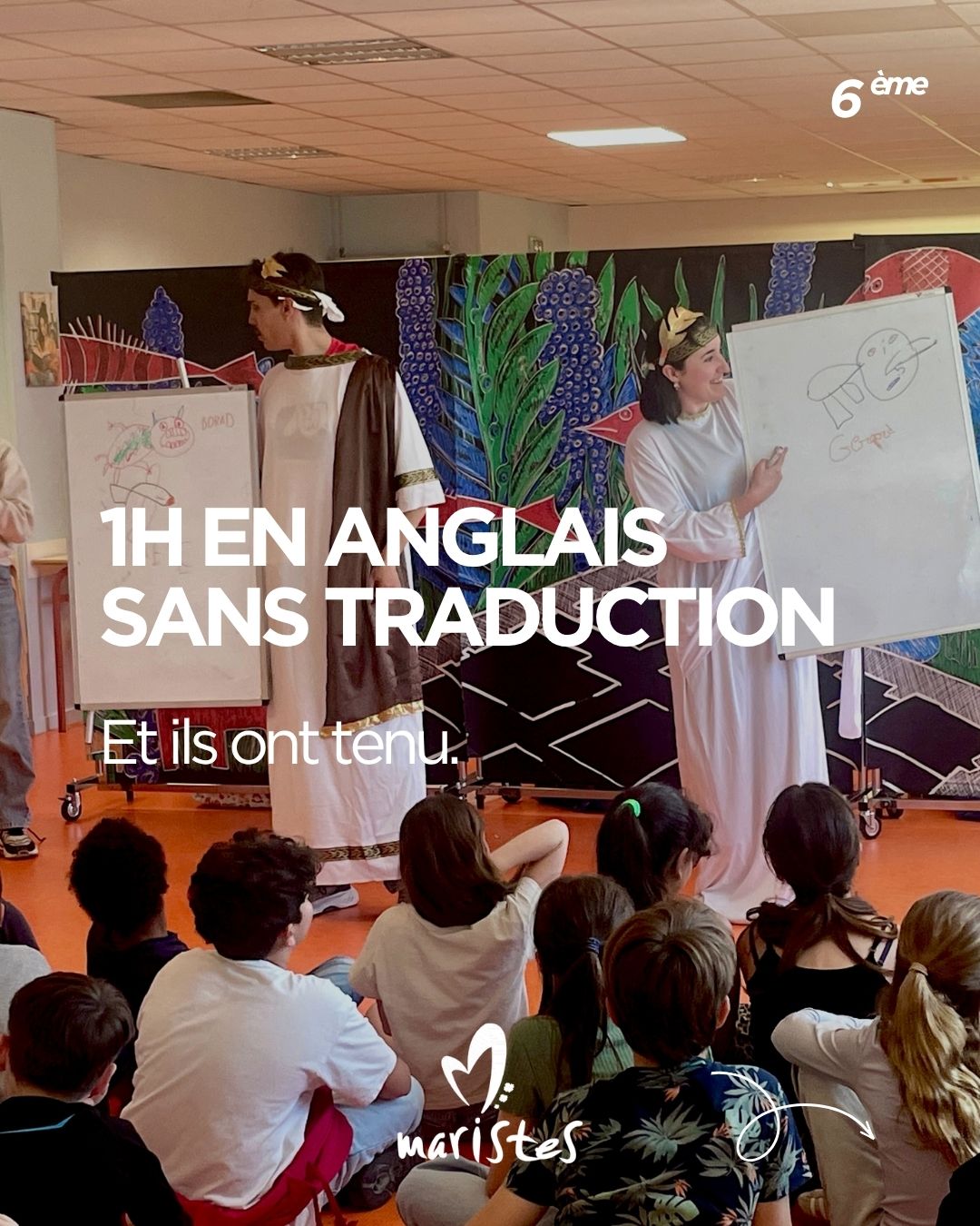 Visuel : Une immersion en anglais pour les �l�ves de 6e : apprendre en situation r�elle