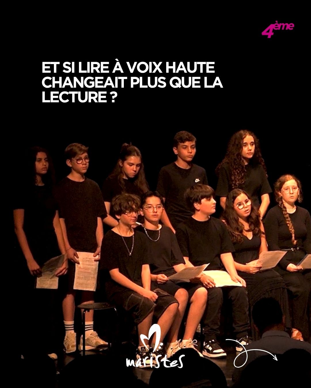 Visuel : Une ann�e de vive voix : les 4e Valfleury font entendre leur voix